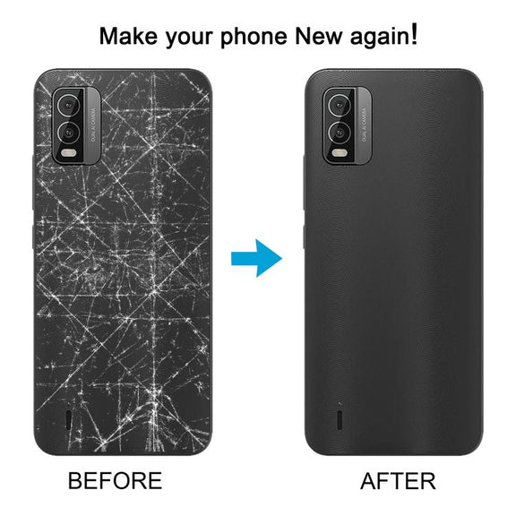 For Nokia C210 Original Battery Back Cover(Black)