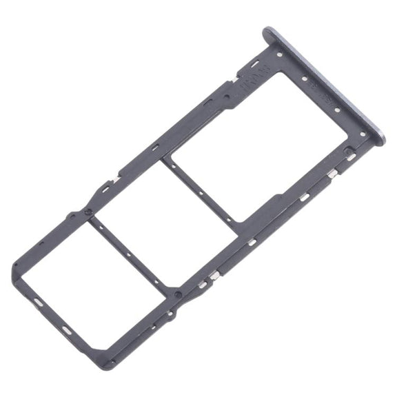 For Nokia C22 Original SIM Card Tray + SIM Card Tray + Micro SD Card Tray (Black)