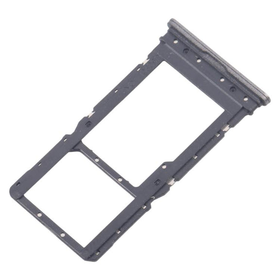 For Nokia C110 Original SIM Card Tray + Micro SD Card Tray (Black)