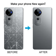 For vivo V40 Pro Battery Back Cover with Camera Lens Cover(Gray)