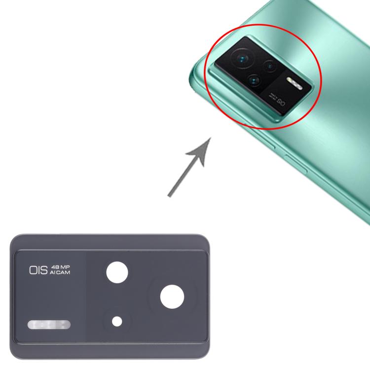 For Xiaomi Redmi K60E Original Rear Camera Lens Cover (Black)