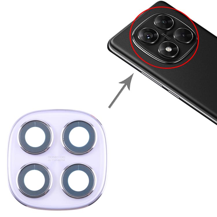 For Xiaomi Redmi Note 14 Pro 5G Original Rear Camera Lens Cover (Purple)