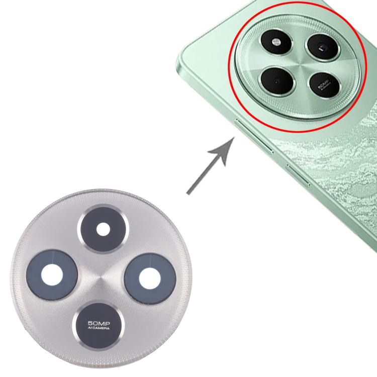 For Xiaomi Poco C75 5G Original Rear Camera Lens Cover (Silver)