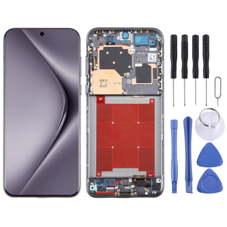 For Huawei Pura 70 Pro Original LCD Screen Digitizer Full Assembly with Frame (Black)