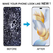 For Honor 90 Pro Original LCD Screen Digitizer Full Assembly with Frame (Silver)