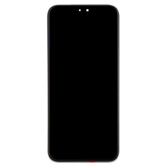 For Honor X60i Original LCD Screen Digitizer Full Assembly with Frame (Silver)