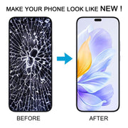 For Honor X60i Original LCD Screen Digitizer Full Assembly with Frame (Silver)