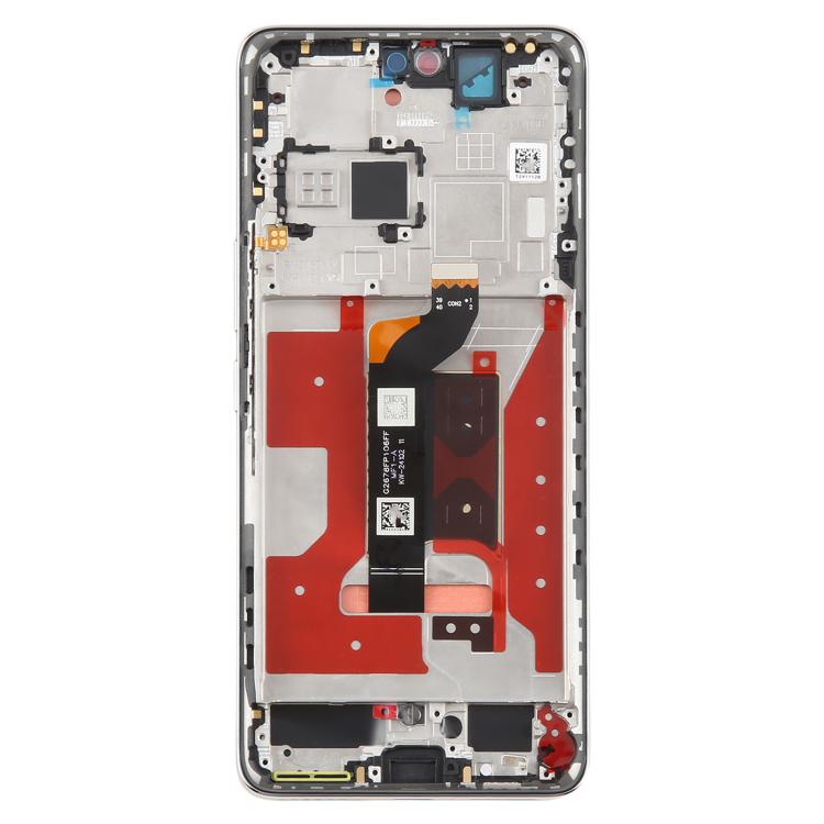 For Honor 300 Pro Original LCD Screen Digitizer Full Assembly with Frame (Silver)