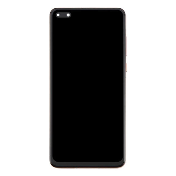 For Huawei P40 TFT LCD Screen Digitizer Full Assembly with Frame, Not Supporting Fingerprint Identification (Pink)