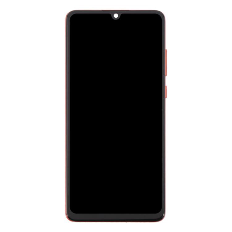 For Huawei P30 TFT LCD Screen Digitizer Full Assembly with Frame, Not Supporting Fingerprint Identification (Red)