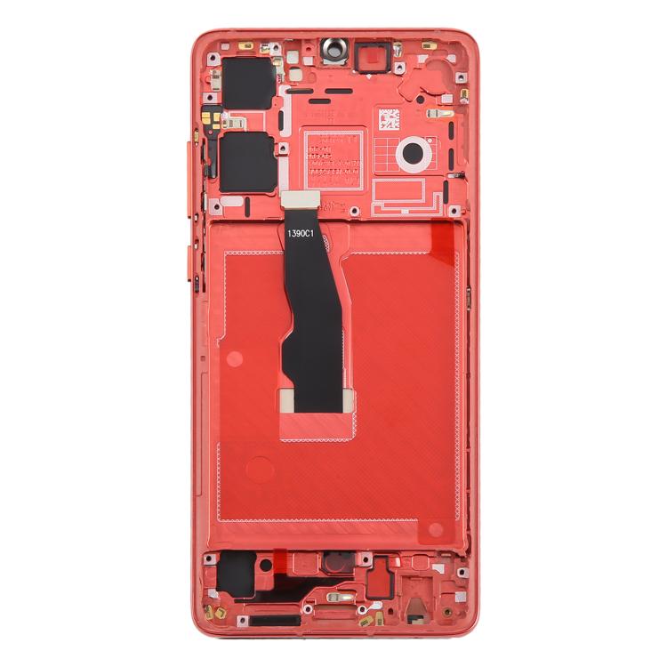 For Huawei P30 TFT LCD Screen Digitizer Full Assembly with Frame, Not Supporting Fingerprint Identification (Red)