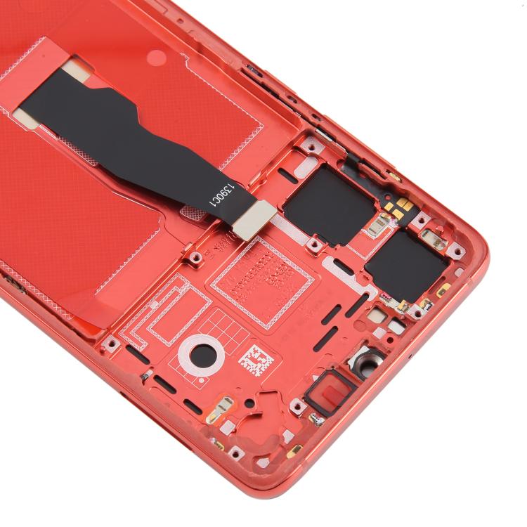 For Huawei P30 TFT LCD Screen Digitizer Full Assembly with Frame, Not Supporting Fingerprint Identification (Red)