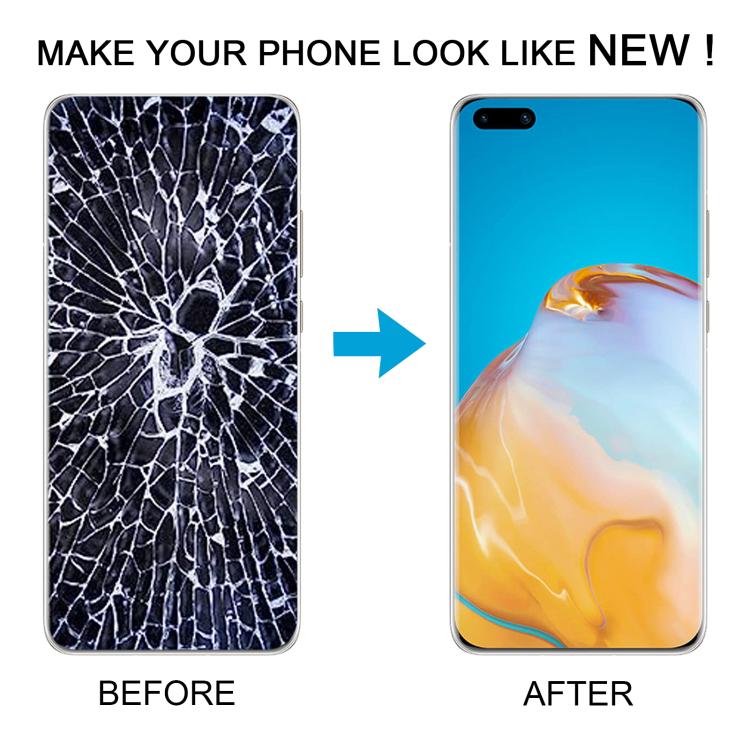 For Huawei P40 Pro TFT LCD Screen Digitizer Full Assembly with Frame, Not Supporting Fingerprint Identification (Silver)