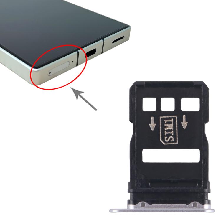 For ZTE nubia RedMagic 8s Pro+ SIM Card Tray + SIM Card Tray (Silver)