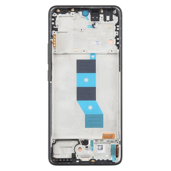 For Xiaomi Redmi Note 14 5G India AMOLED Original LCD Screen Digitizer Full Assembly with Frame (Black)