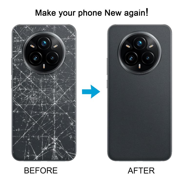 For Realme 14 Pro+ Original Battery Back Cover with Camera Lens Cover(White)