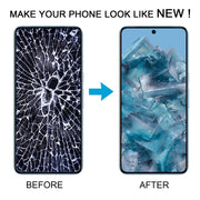 For Google Pixel 8 Pro GC3VE G1MNW Original AMOLED LCD Screen Digitizer Full Assembly, with Fingerprint Sensor Flex Cable