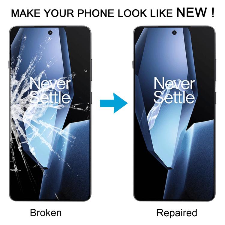 For OnePlus 13R CPH2645 CPH2691 CPH2647 Front Screen Outer Glass Lens with OCA Optically Clear Adhesive