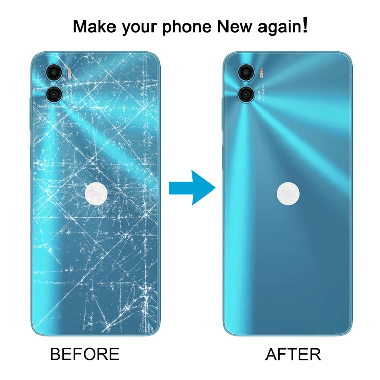 For Motorola Moto E32 India Original Battery Back Cover(Blue)