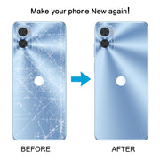For Motorola Moto E22i Original Battery Back Cover(Deep Blue)
