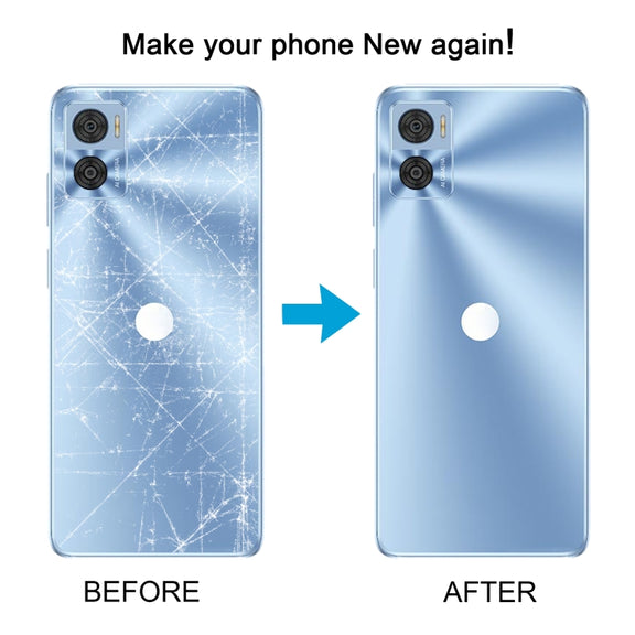 For Motorola Moto E22i Original Battery Back Cover(Deep Blue)