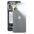 For Motorola Moto E32s Original Battery Back Cover(Silver) - Back Cover by PMC TechLife | Online Shopping South Africa | PMC TechLife