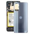 For Motorola Moto G71s Original Battery Back Cover(Black) - Back Cover by PMC TechLife | Online Shopping South Africa | PMC TechLife