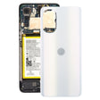 For Motorola Moto G71s Original Battery Back Cover(White) - Back Cover by PMC TechLife | Online Shopping South Africa | PMC TechLife