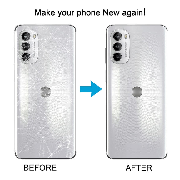 For Motorola Moto G71s Original Battery Back Cover(Black)
