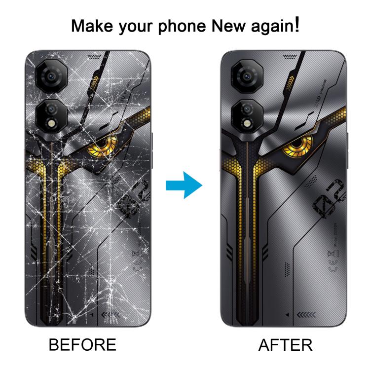 For ZTE nubia Neo 2 Z2352N Plastic Battery Back Cover with Camera Lens Cover(Yellow)