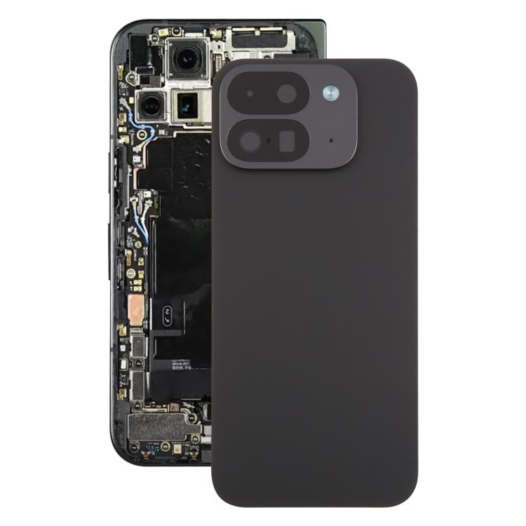 For Google Pixel 9 Pro Fold Original Back Cover with Camera Lens Cover(Black)