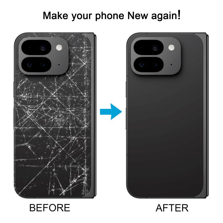 For Google Pixel 9 Pro Fold Original Back Cover with Camera Lens Cover(Black)