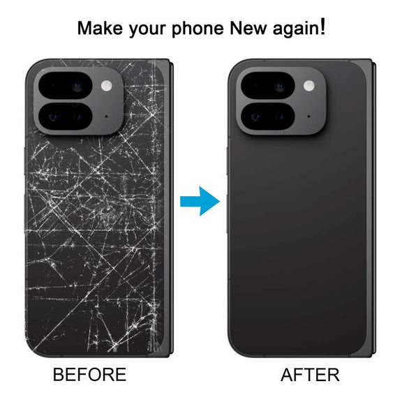 For Google Pixel 9 Pro Fold Original Back Cover with Camera Lens Cover(Black)