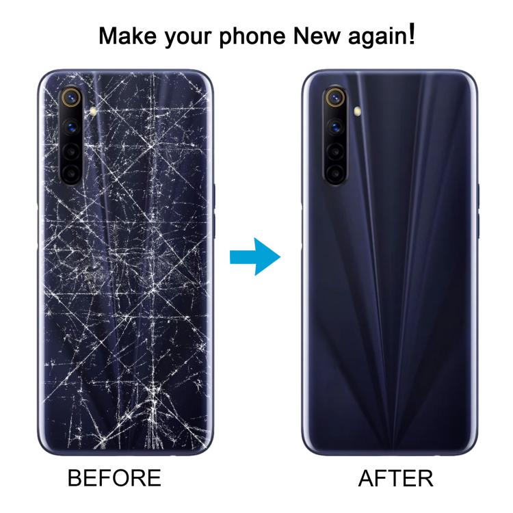 For Realme 6s OEM Back Cover(Black)