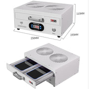 TBK 605 100W Mini UV Curing Lamp Box 48 LEDs Curved Surface Screen UV Curing Box, US Plug