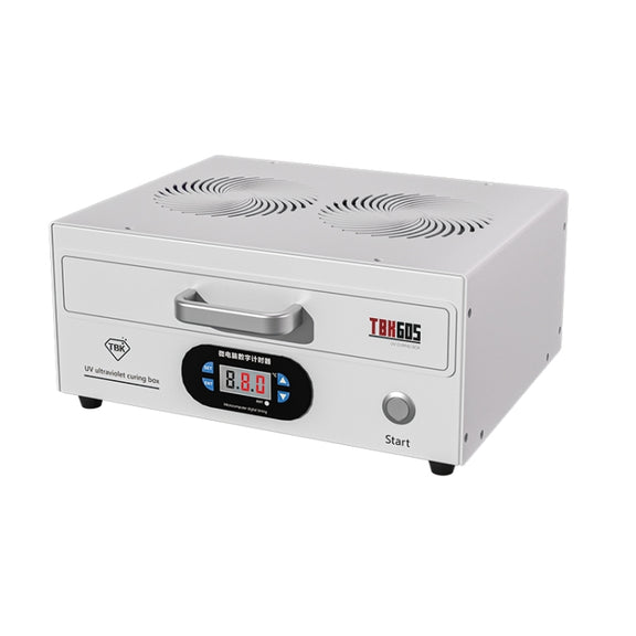 TBK 605 100W Mini UV Curing Lamp Box 48 LEDs Curved Surface Screen UV Curing Box, AU Plug