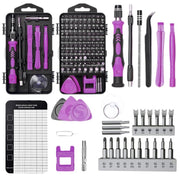 122 in 1 Precision Magnetic Screwdriver Kit (Purple)