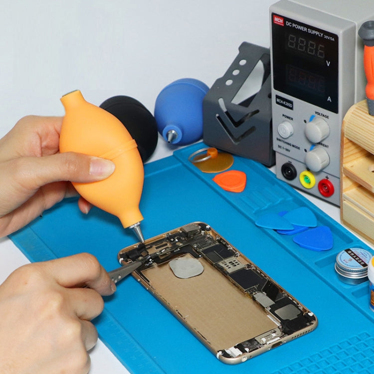 Dust Remover Rubber Air Blower Pump Cleaner for Cell Phone/Cameras/Keyboard/Watch Etc(Blue)
