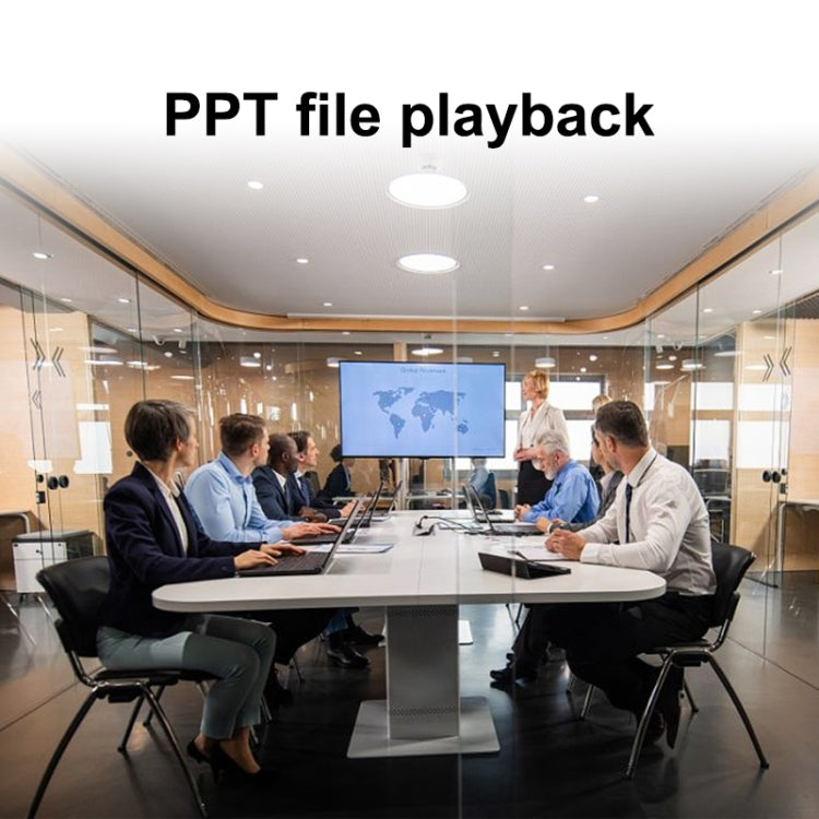 Uhd 4K Player Single-unit Advertising Machine Powered Up Automatically Plays Video PPT Horizontal and Vertical U Disk US(black)