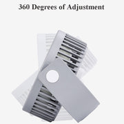 Small Bean Desktop Desktop Double Leaf Usb Mini Fan(Pink)