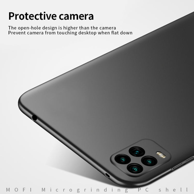 For Xiaomi Mi 10 Lite MOFI Frosted PC Ultra-thin Hard Case(Black)