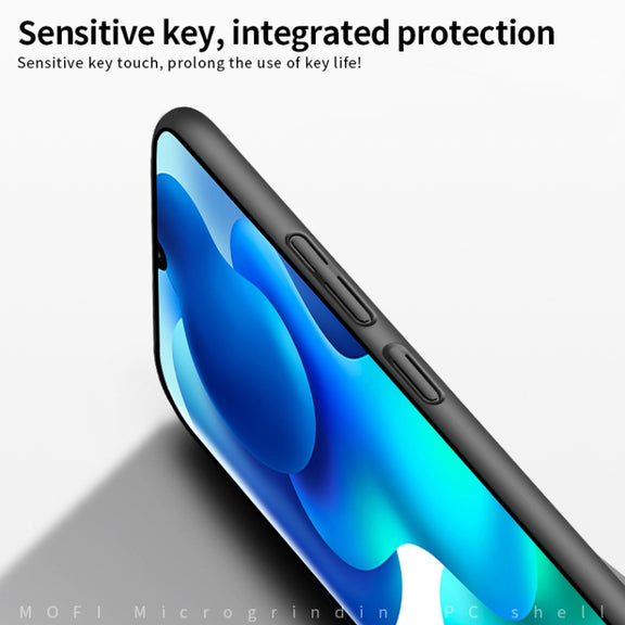 For Xiaomi Mi 10 Lite MOFI Frosted PC Ultra-thin Hard Case(Gold)