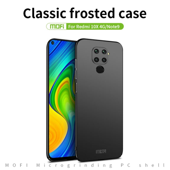 For Xiaomi Redmi 10X 4G MOFI Frosted PC Ultra-thin Hard Case(Black)
