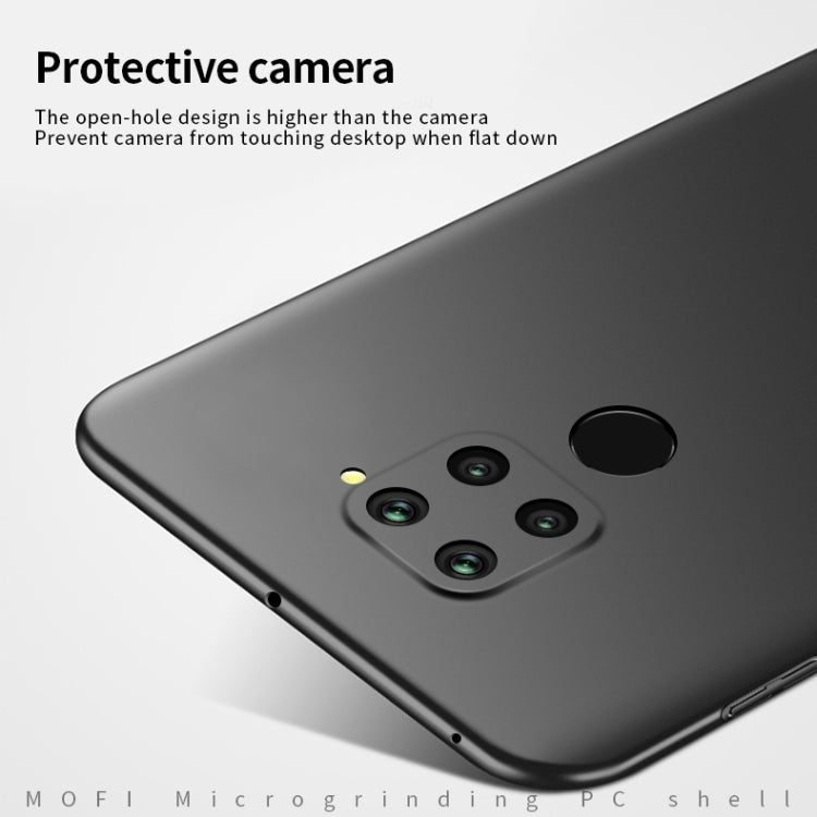 For Xiaomi Redmi 10X 4G MOFI Frosted PC Ultra-thin Hard Case(Black)