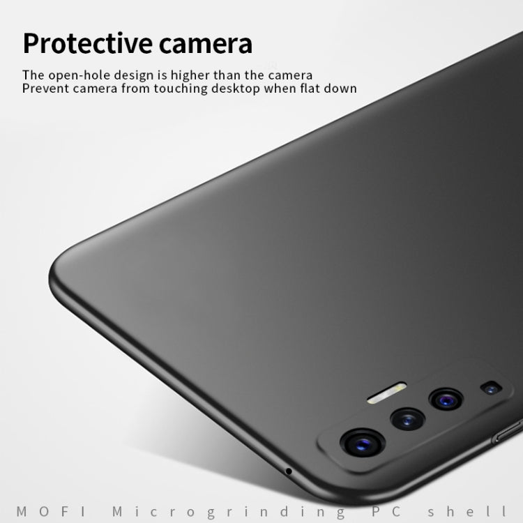 For Vivo X50 MOFI Frosted PC Ultra-thin Hard Case(Black)