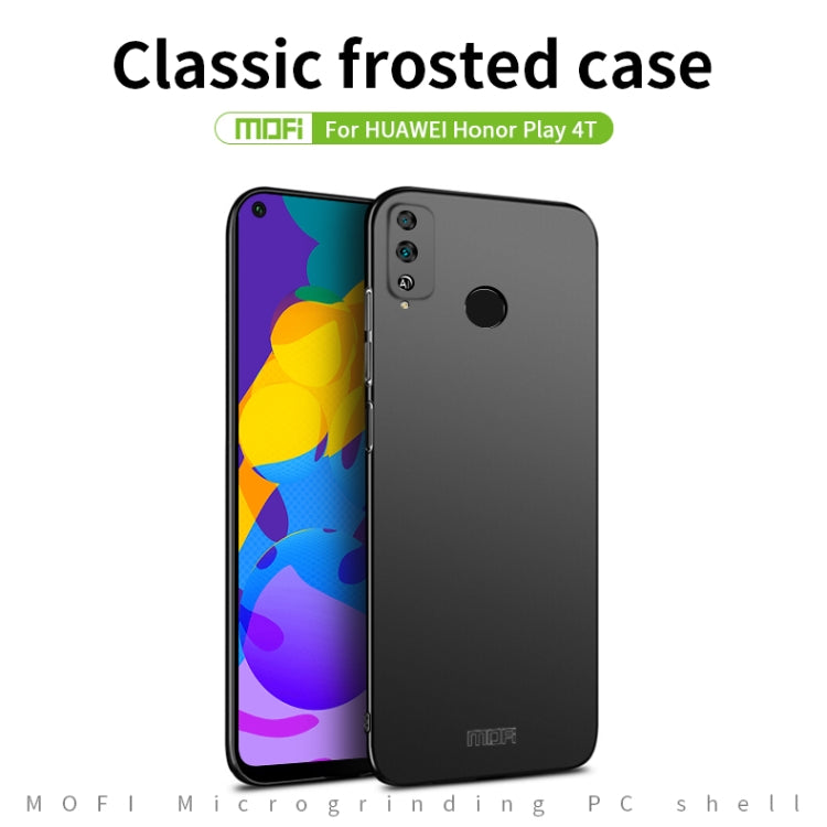For Huawei Honor Play 4T MOFI Frosted PC Ultra-thin Hard Case(Blue)