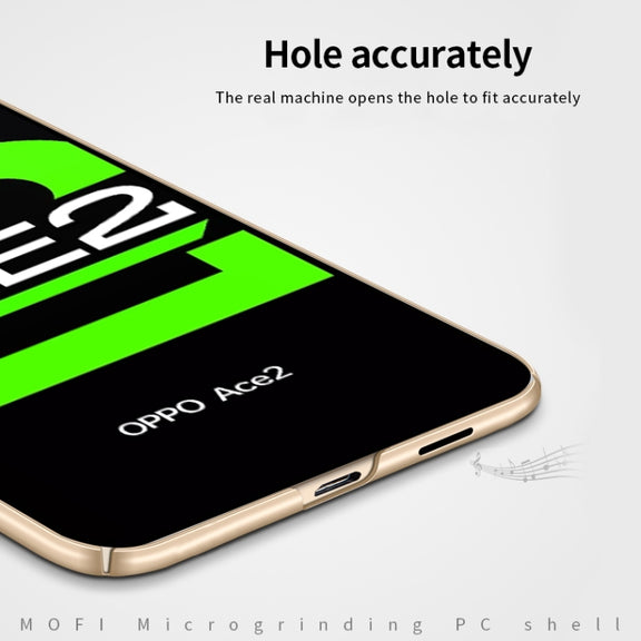 For OPPO Ace2 MOFI Frosted PC Ultra-thin Hard Case(Black)