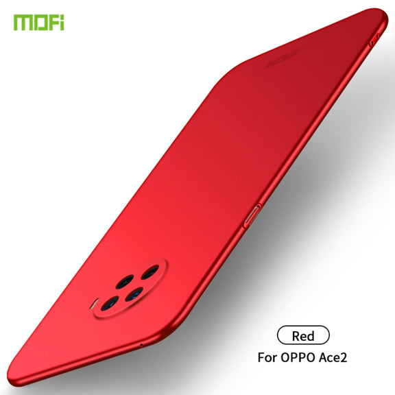 For OPPO Ace2 MOFI Frosted PC Ultra-thin Hard Case(Red)