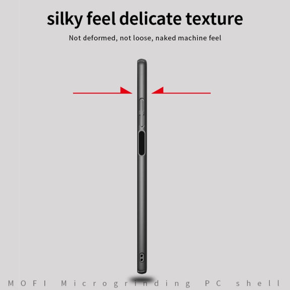 For Xiaomi RedMi Note9S/Note9Pro  MOFI Frosted PC Ultra-thin Hard C(Black)