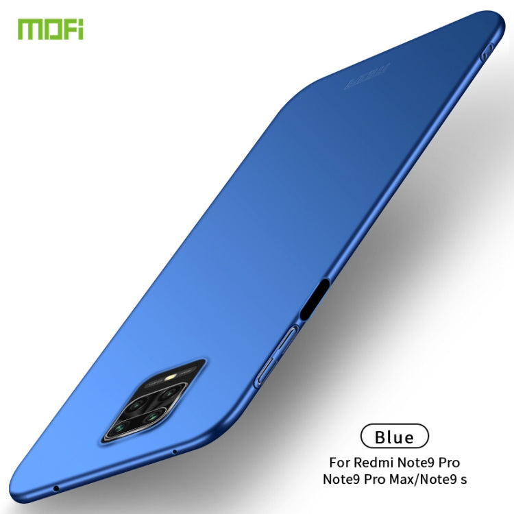 For Xiaomi RedMi Note9S/Note9Pro  MOFI Frosted PC Ultra-thin Hard C(Blue)